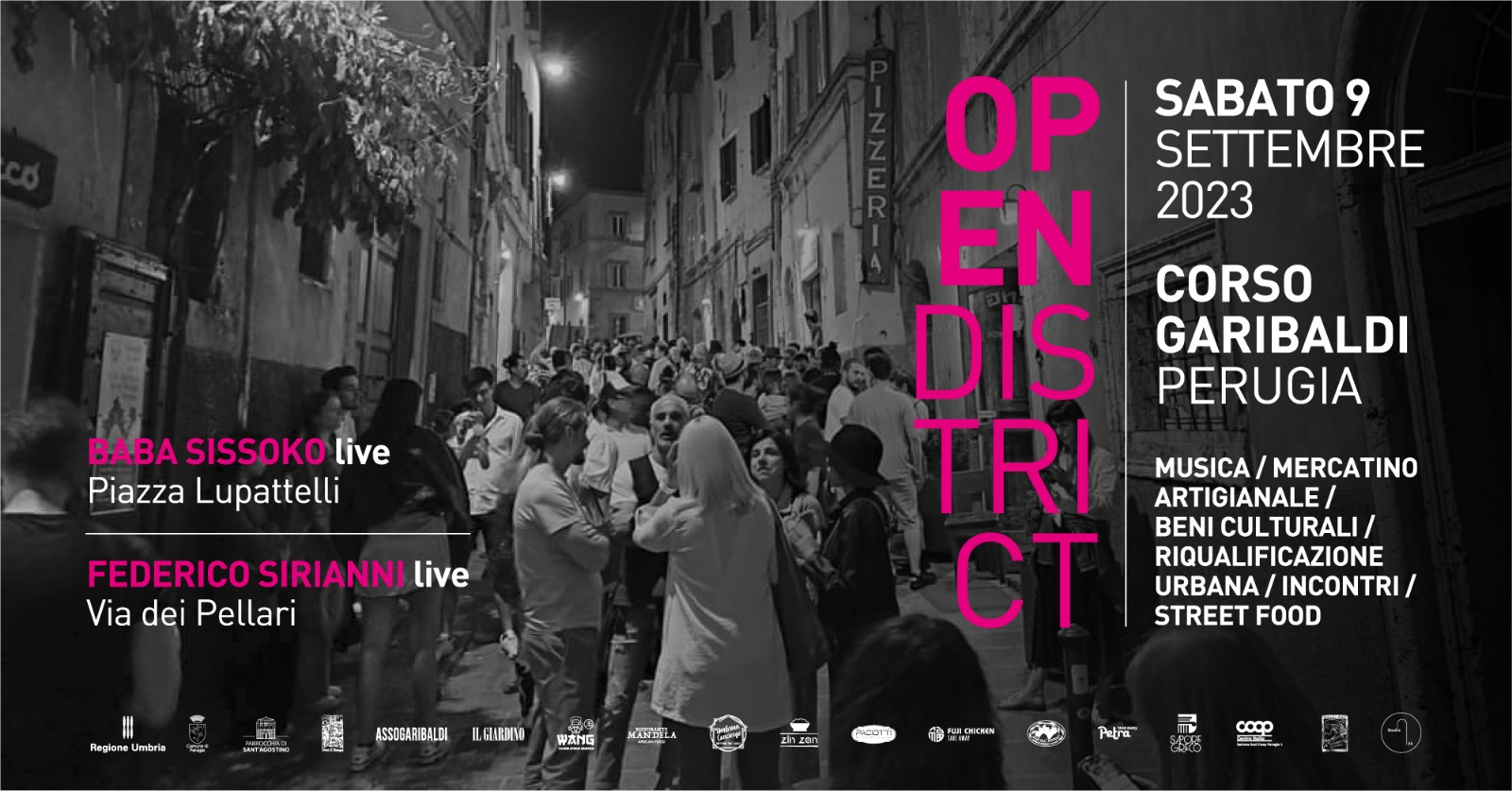 Open district evento