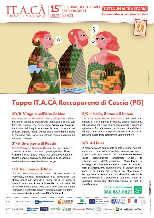 Roccaporena Tappa ITACA Programma