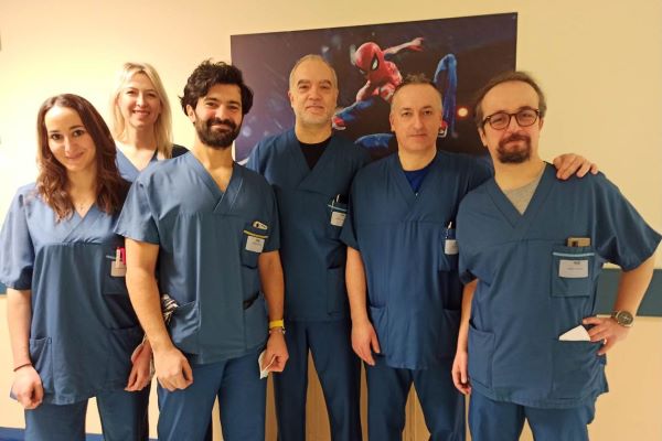 equipe di chirurgia pediatrica del dott Prestipino Marco Ospedale Perugia
