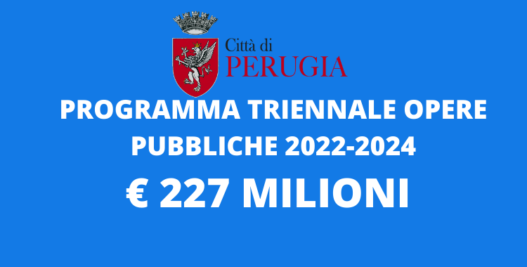 POGRAMMA TRIENNALE OPERE PUBBLICHE 2022 2024 2