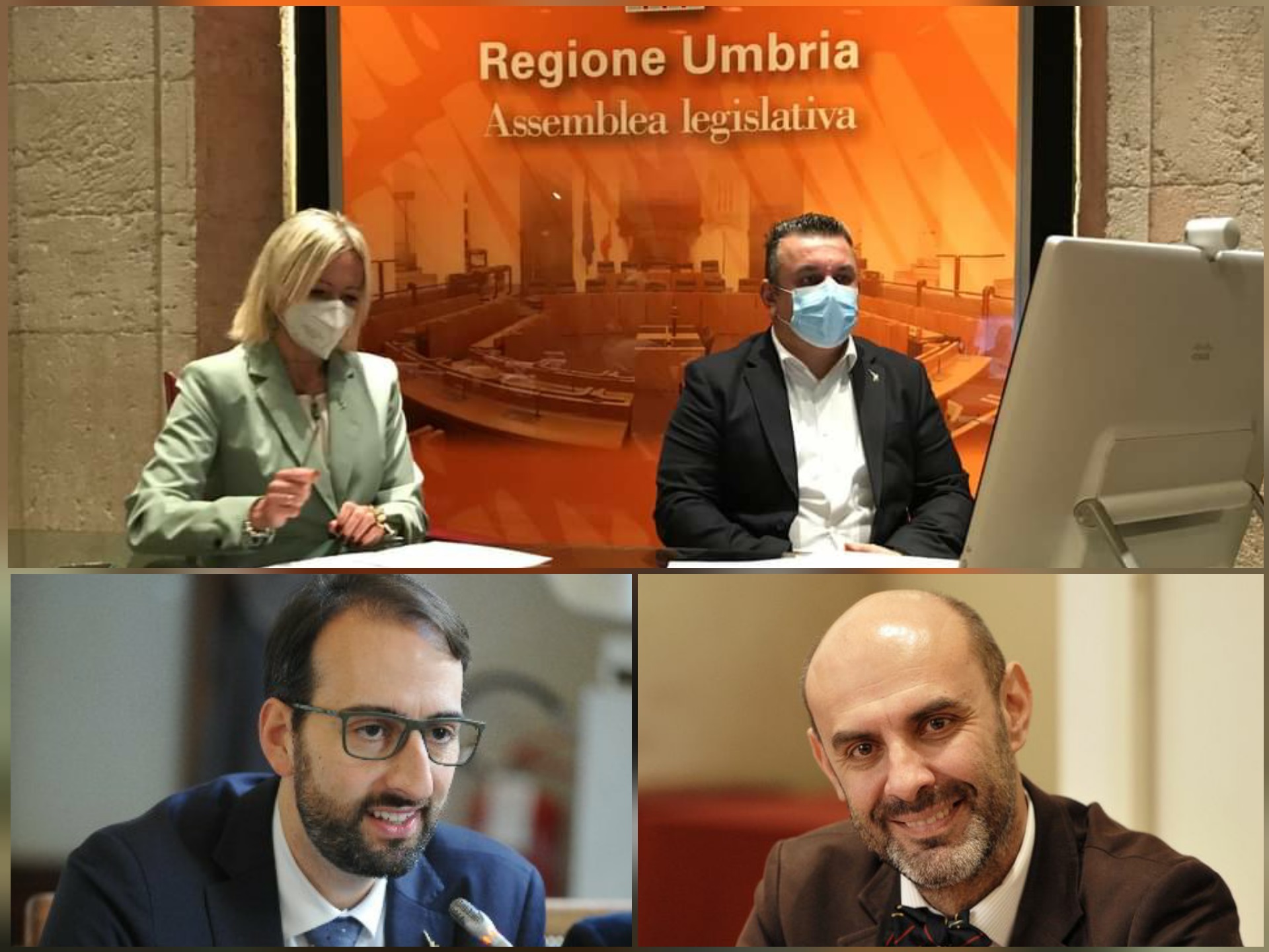 Foto conferenza stampa Lega Umbria