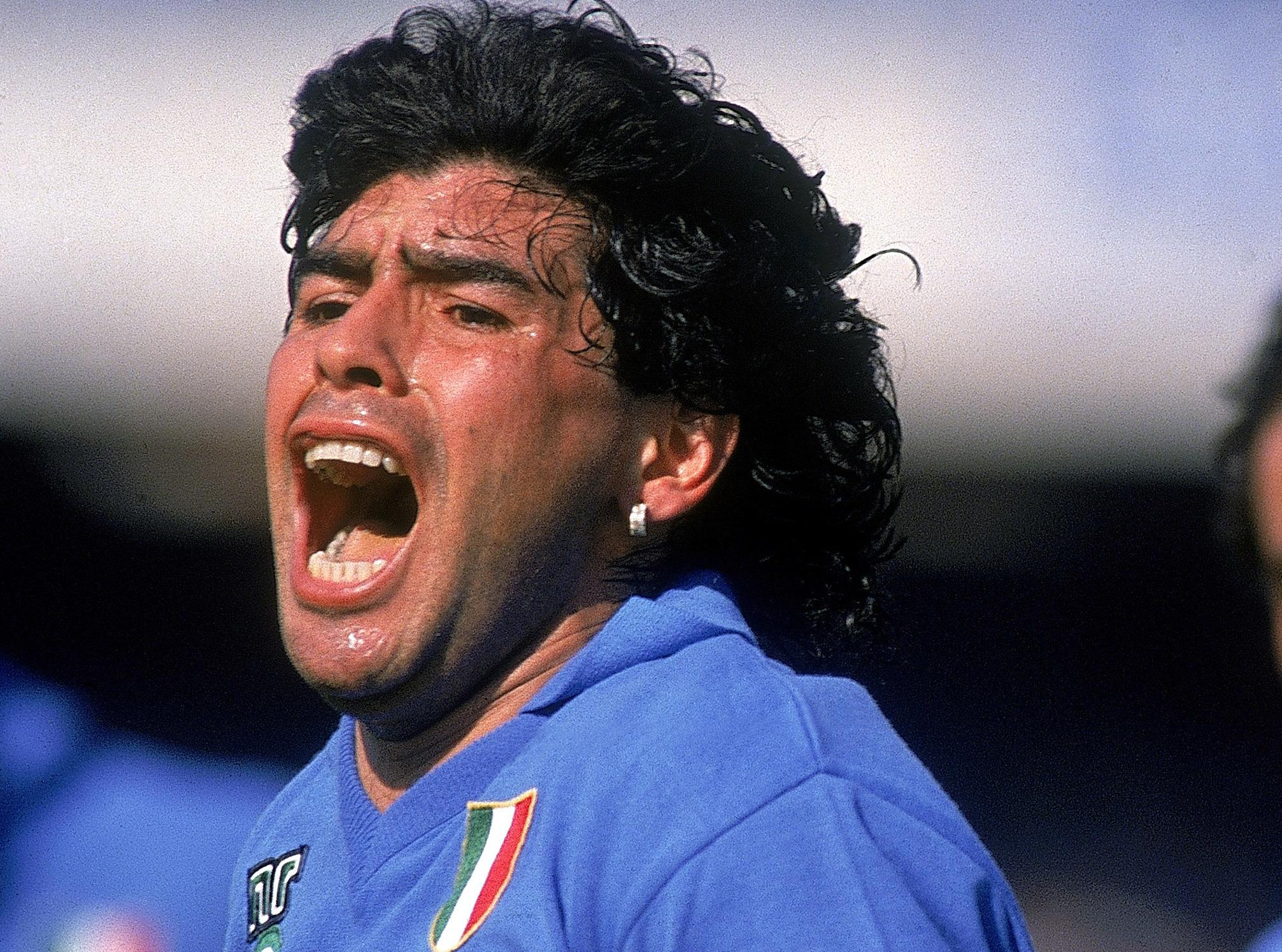 Maradona gol Napoli 1987 1988p