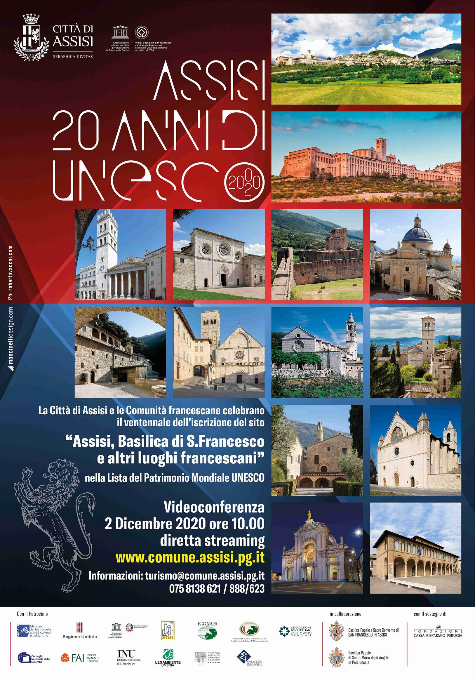 Poster ASSISI 20 Anni di Unesco