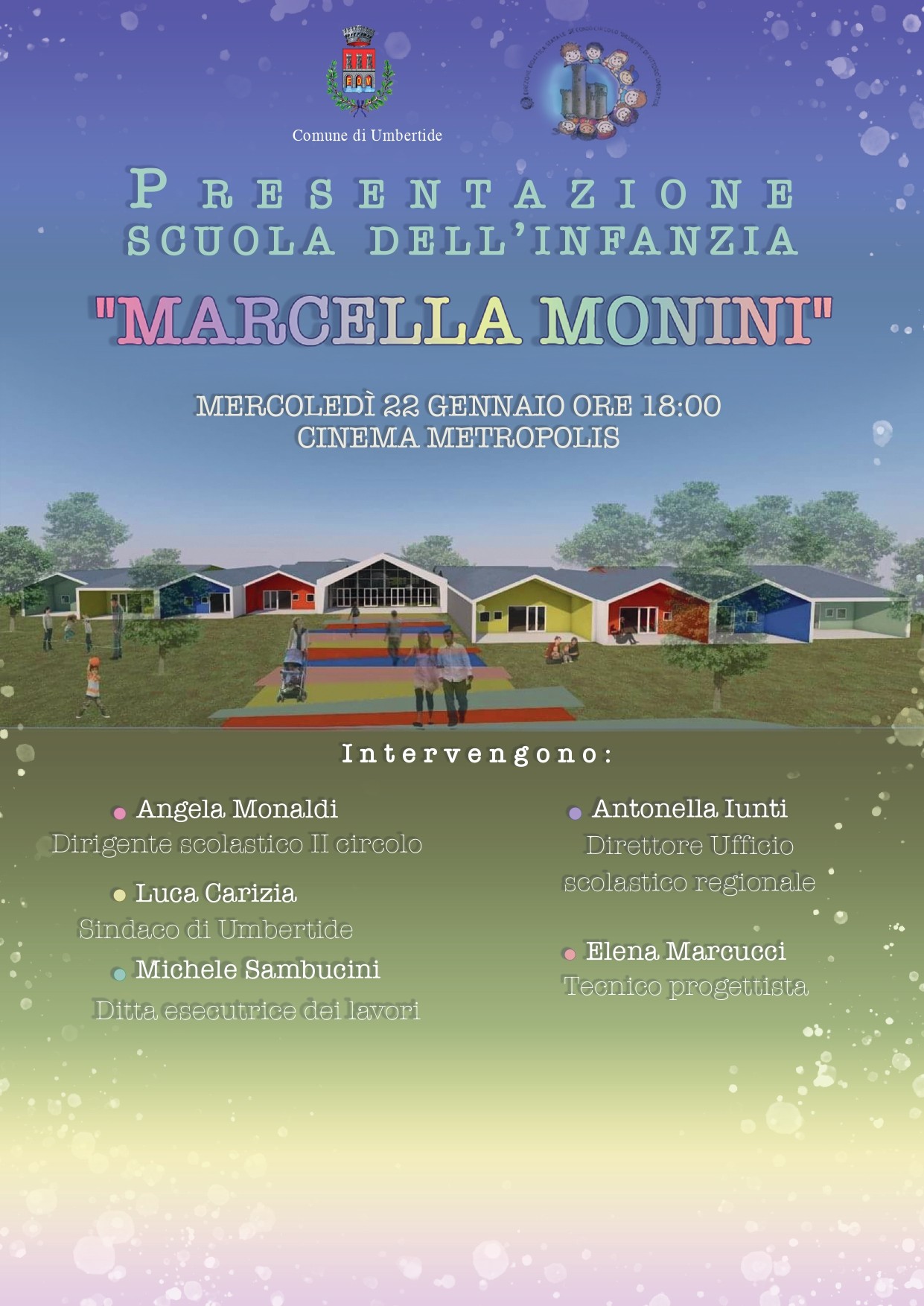 Manifesto presentazione Scuola Monini