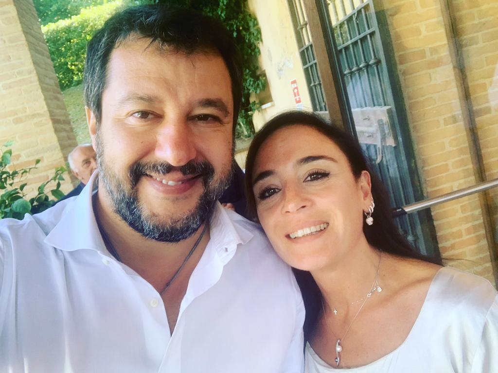 Salvini con Alessandrini