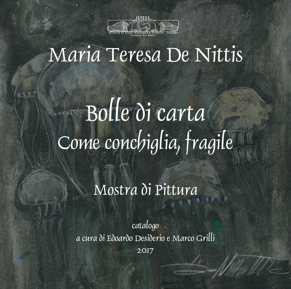 Catalogo bolle di carta come conchiglia fragile Maria Teresa De Nittis