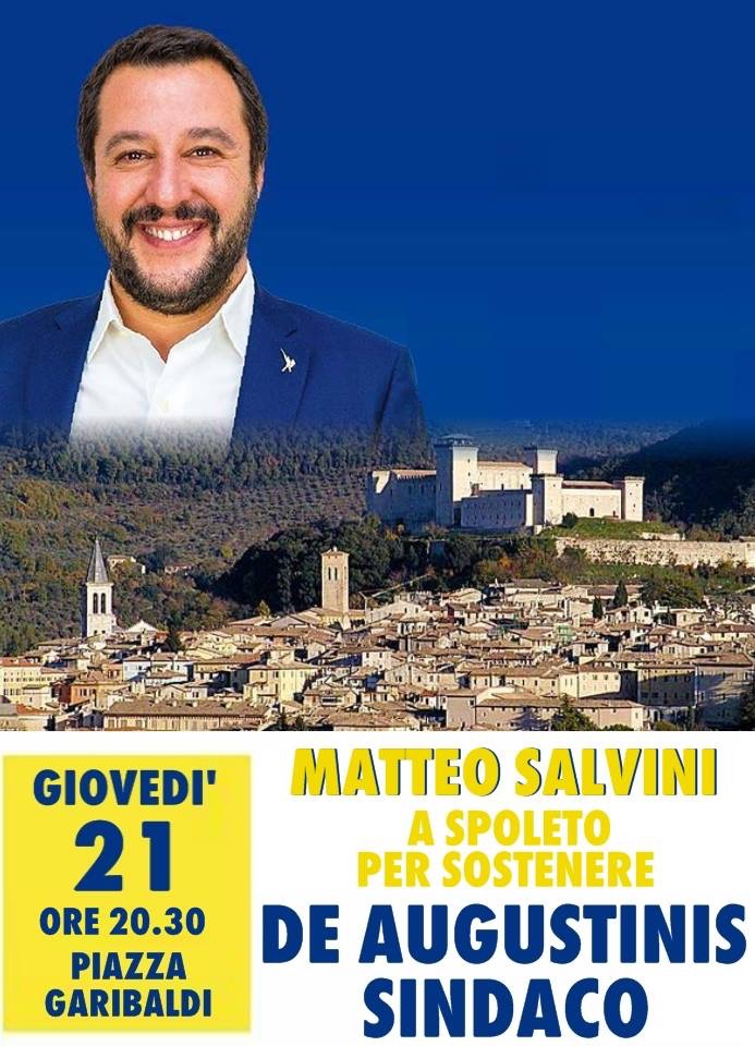 Salvini a Spoleto
