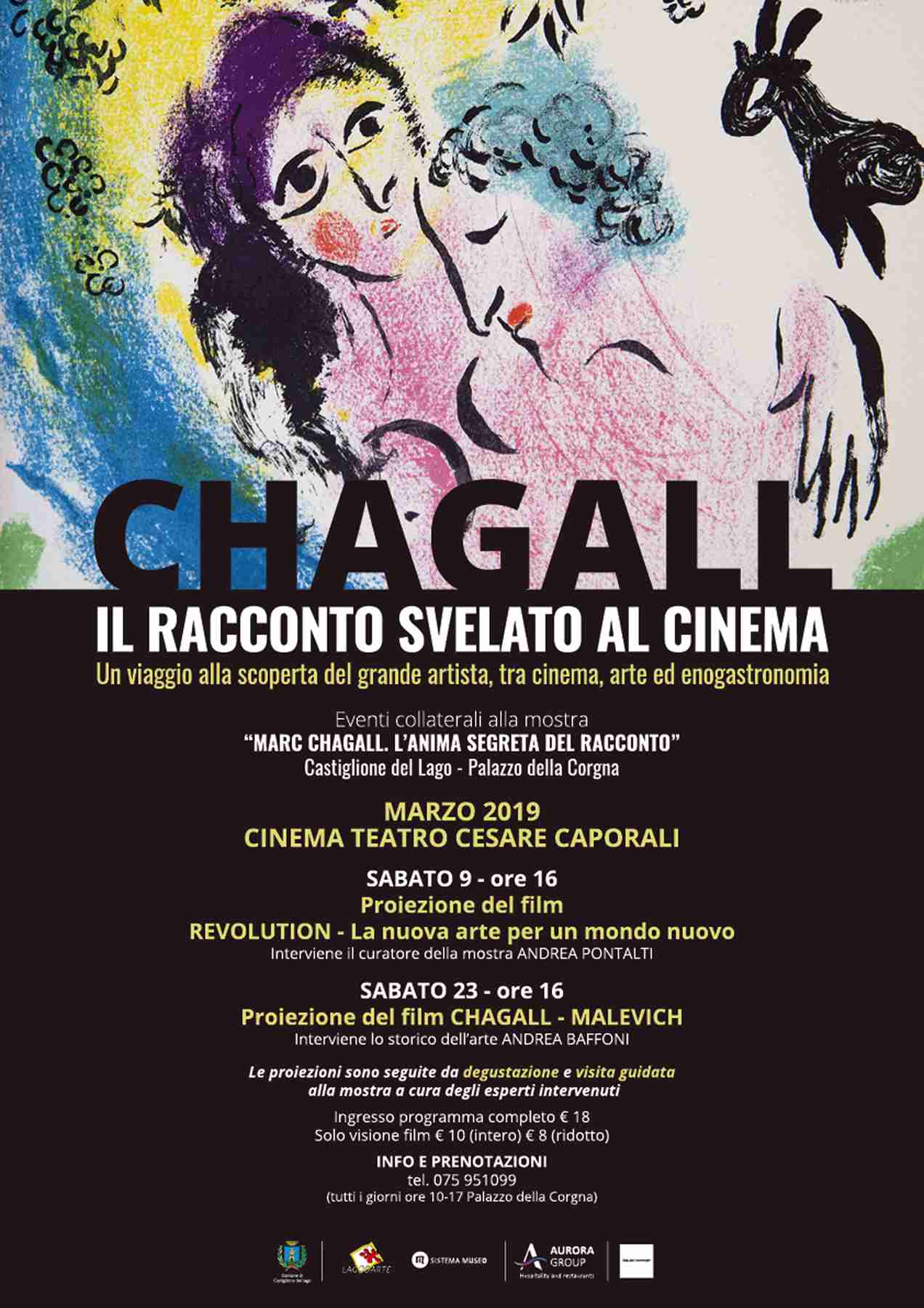 Chagall il racconto svelato al cinema LOCANDINA