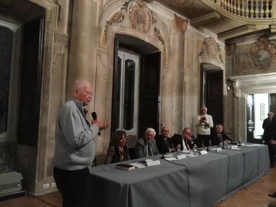 Nuccio Fava in primo piano presentazione del libro di Massimo Franco