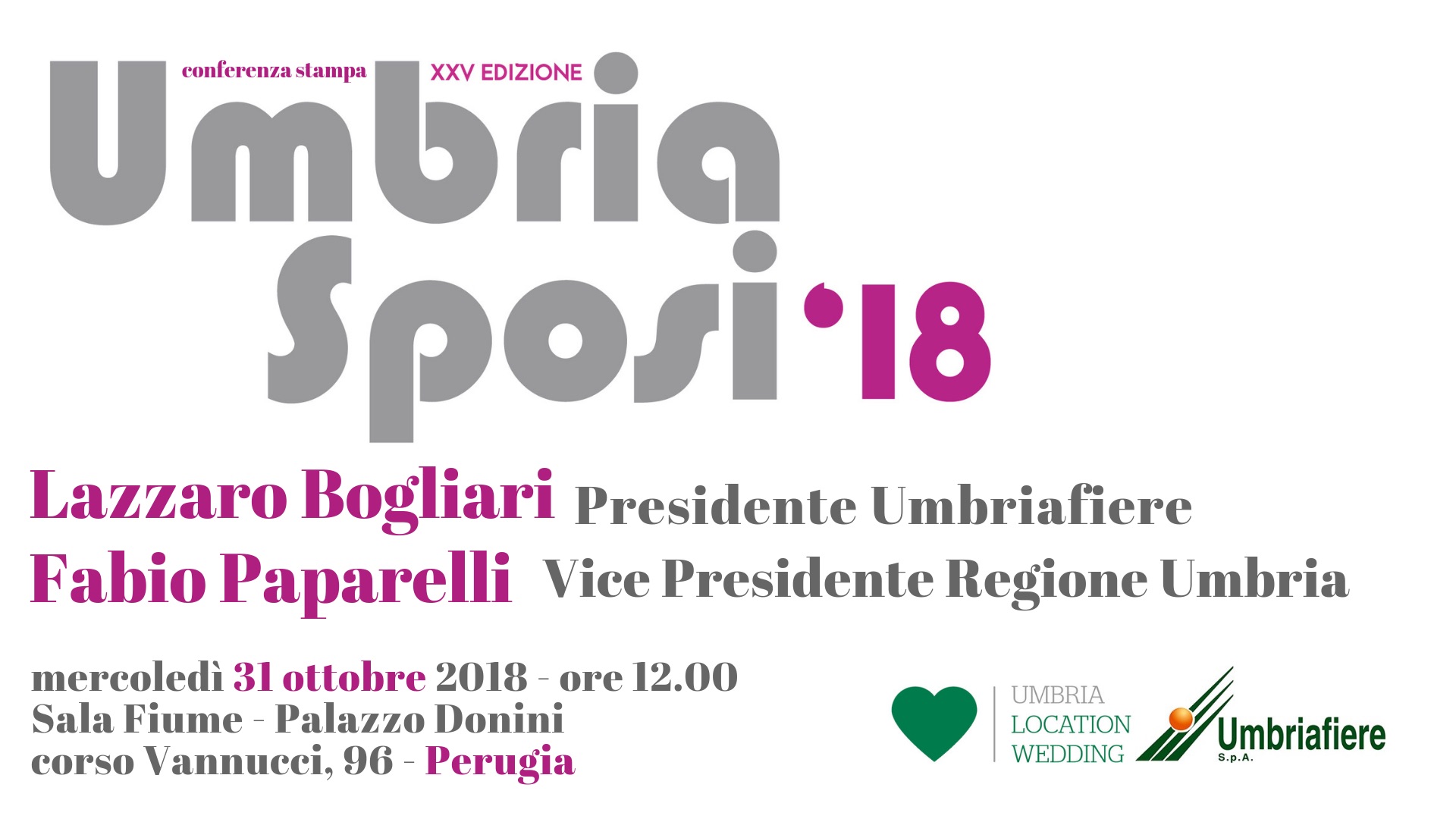 Umbria Sposi 2018 invito