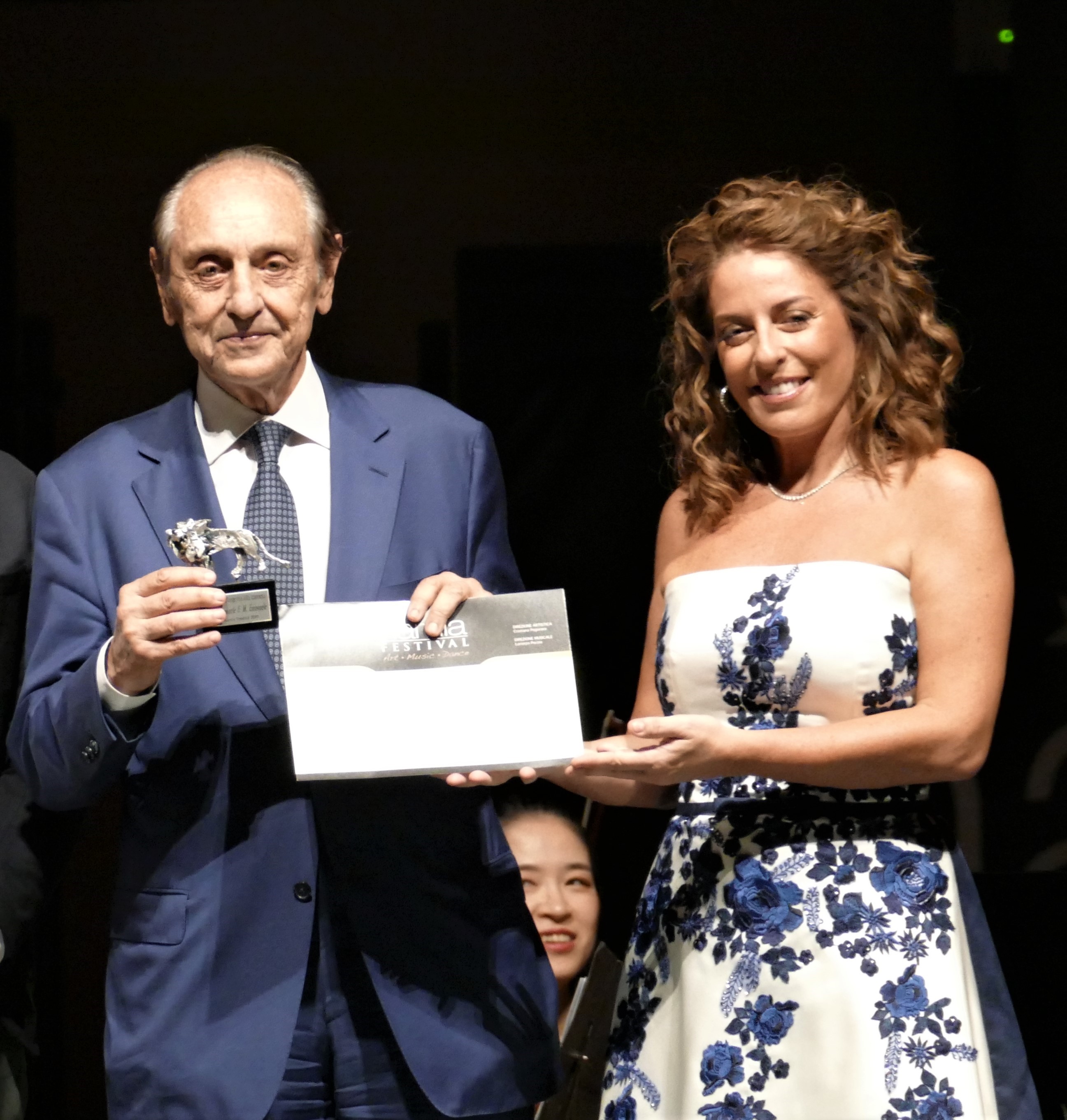 Premiazione Prof. Emanuele e Cristiana Pegoraro Narnia Festival 31.07.19