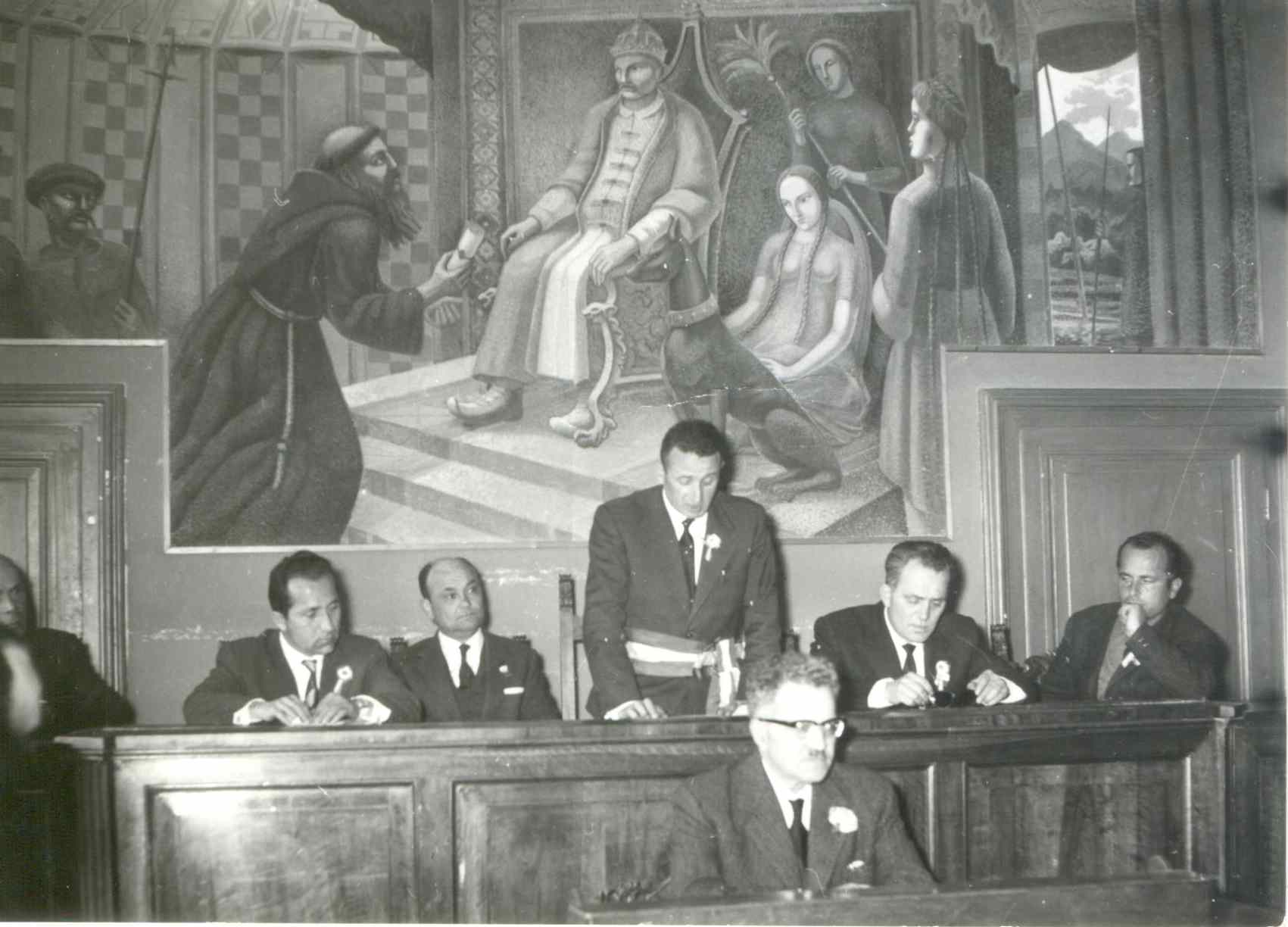 Sindaco Giannoni 1961 celebrazioni Unita italia consiglio comunale