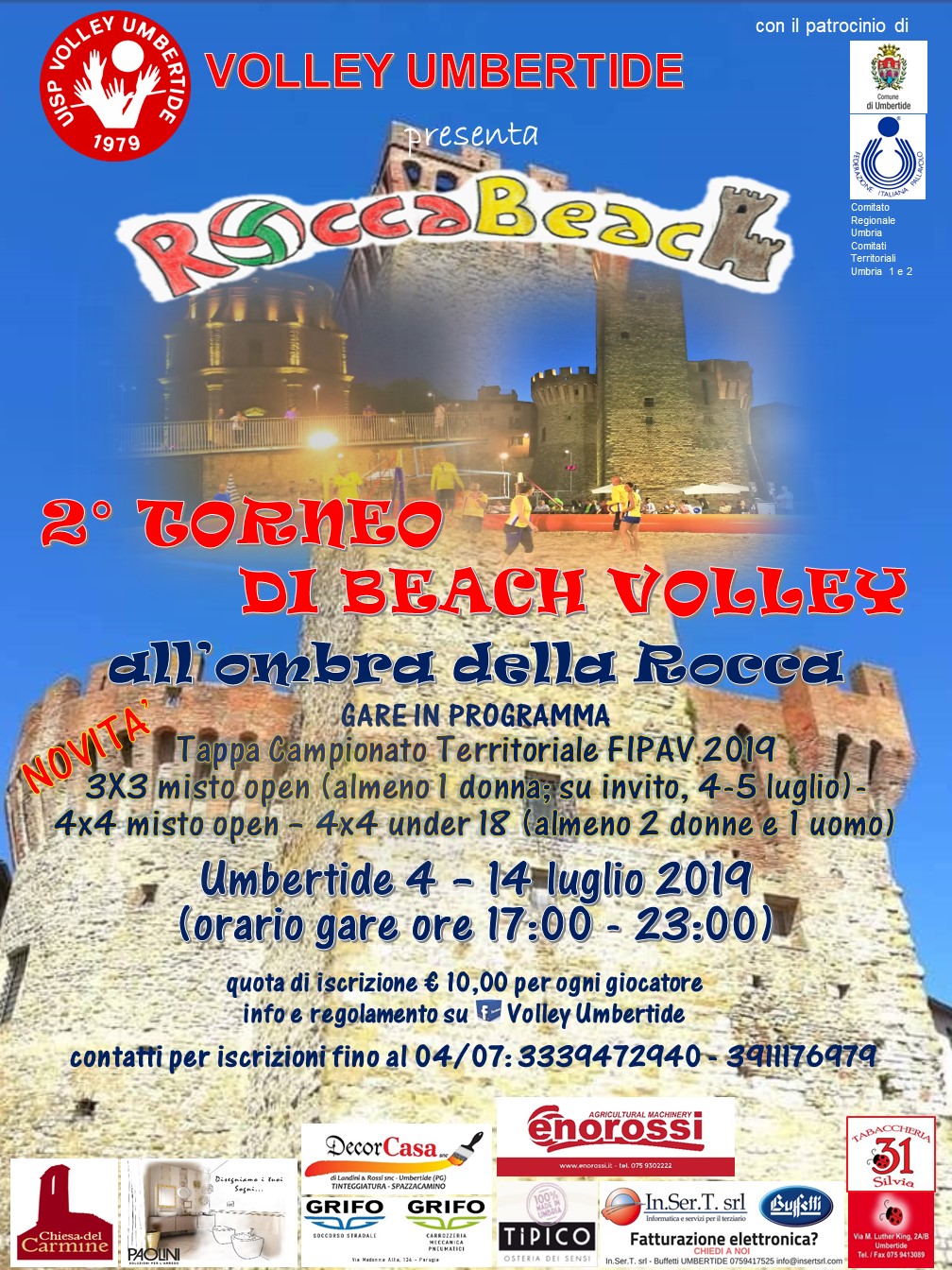 locandina RoccaBeach 2019 definitiva