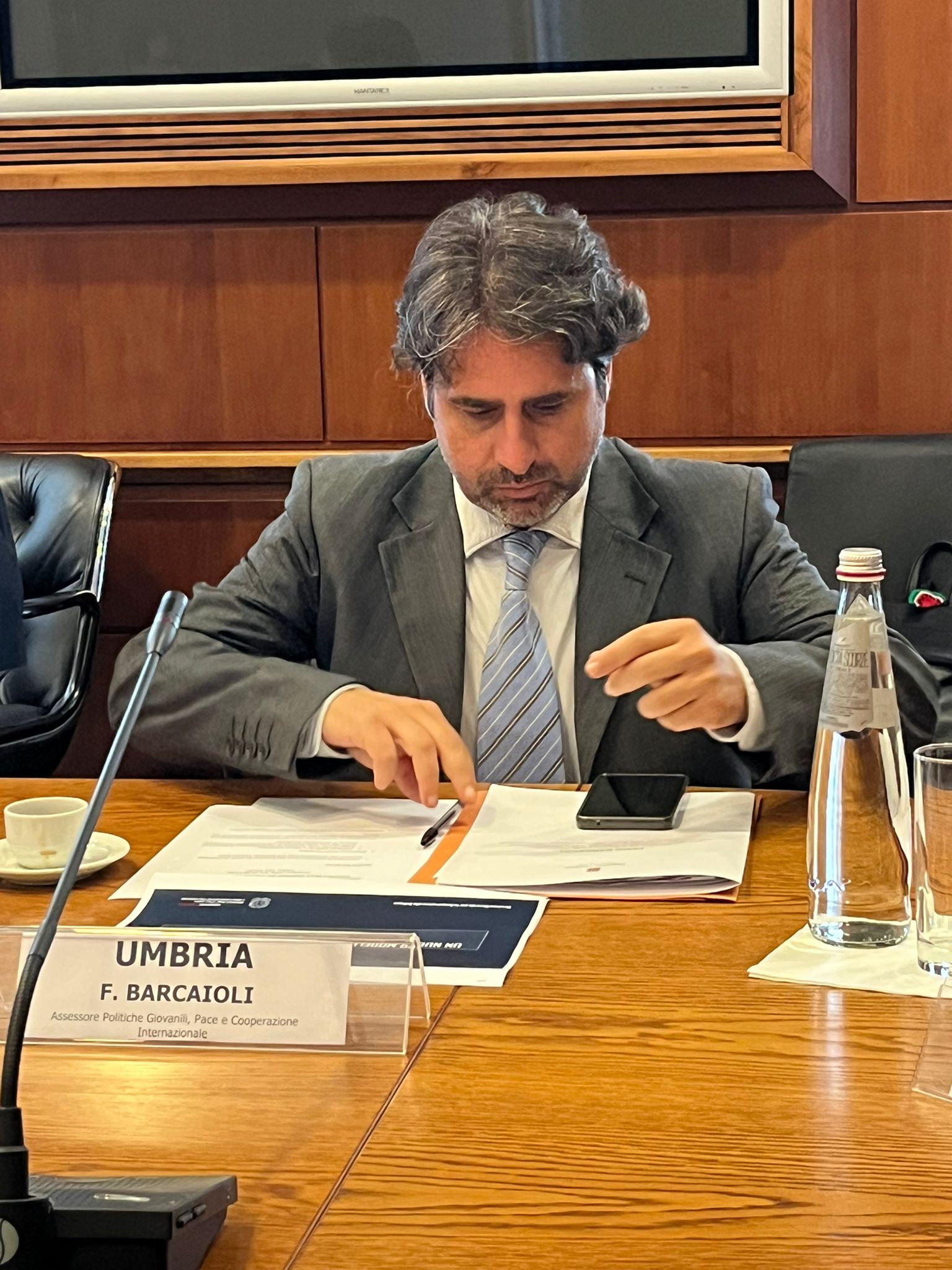 Fabio Barcaioli Assessore con delega alla Pace