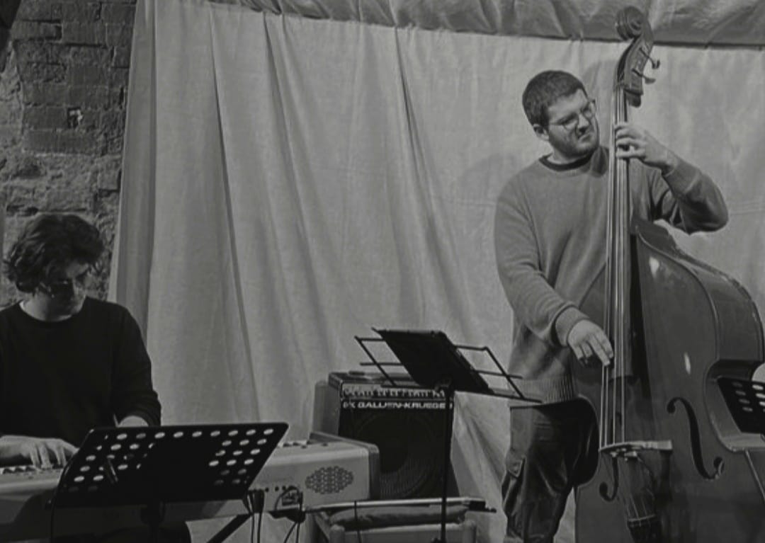 Manrico Marcagnani piano e Giacomo Laureti contrabbasso