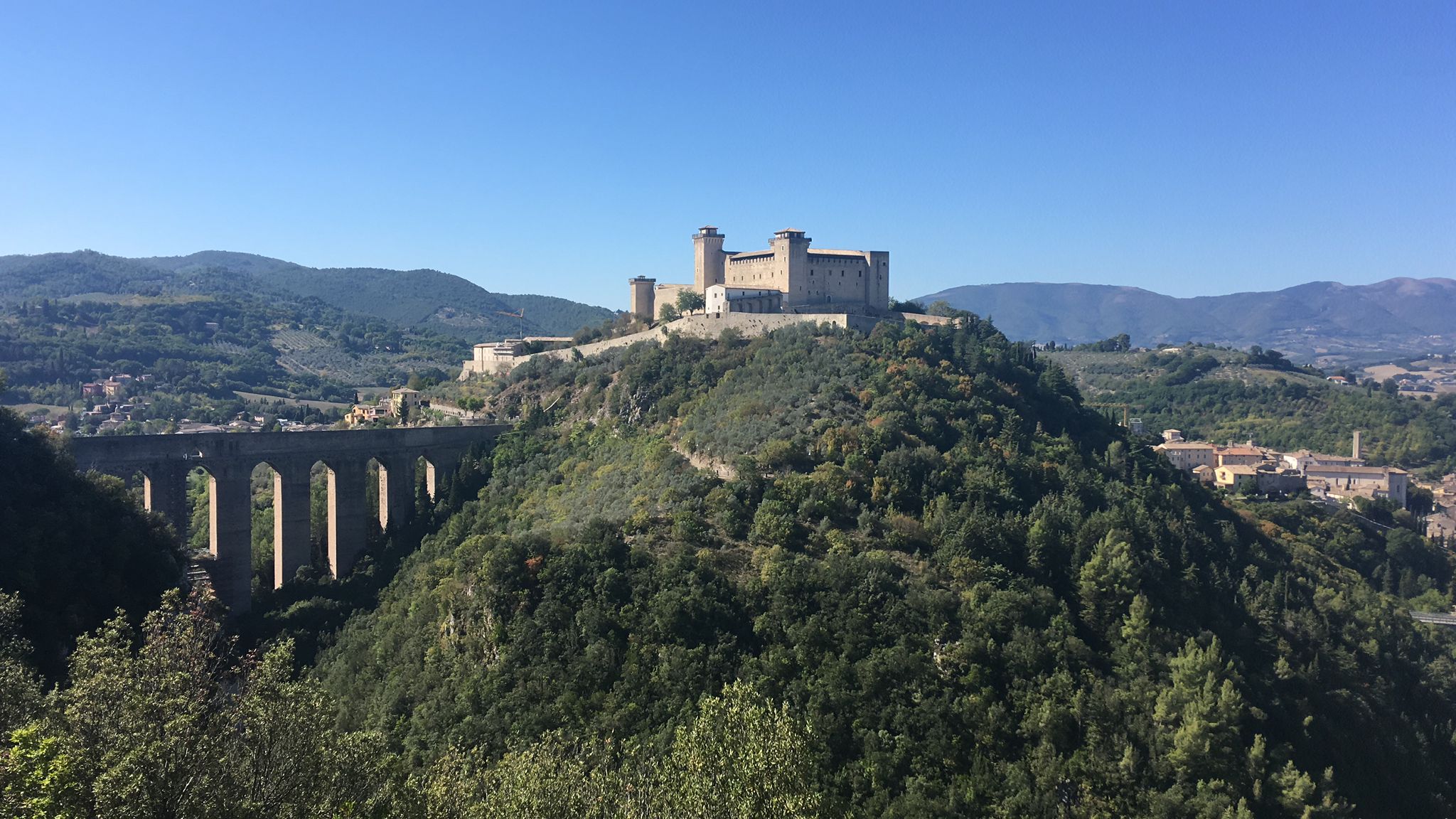 Spoleto panoramica vallata