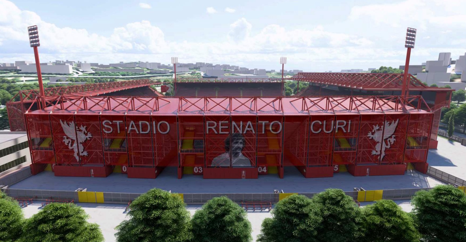 stadio curi rendering