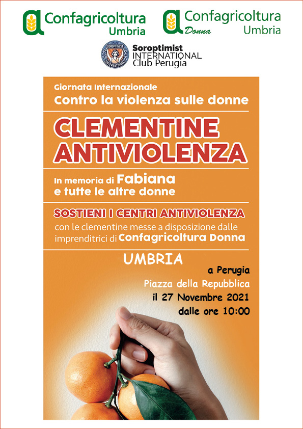 Clementine antiviolenza locandina def