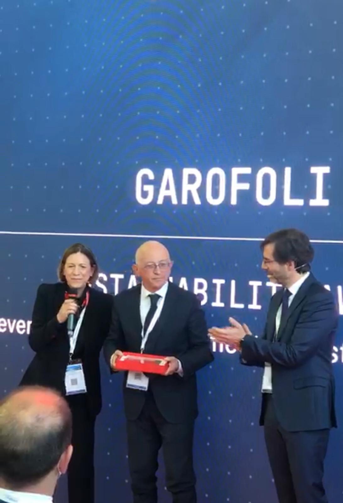 Filippo Garofoli ritiro premio