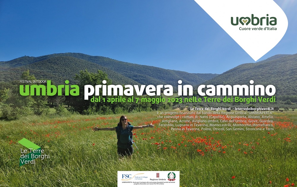 umbria primavera in cammino campagna