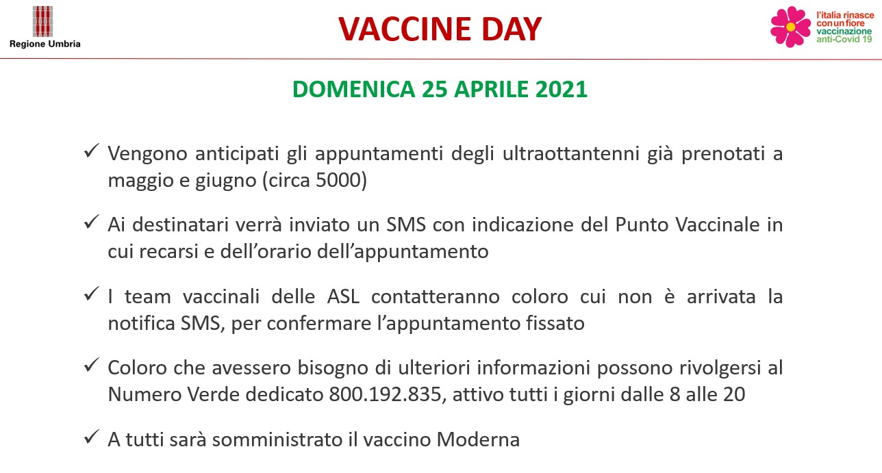 vaccine day 25 aprile