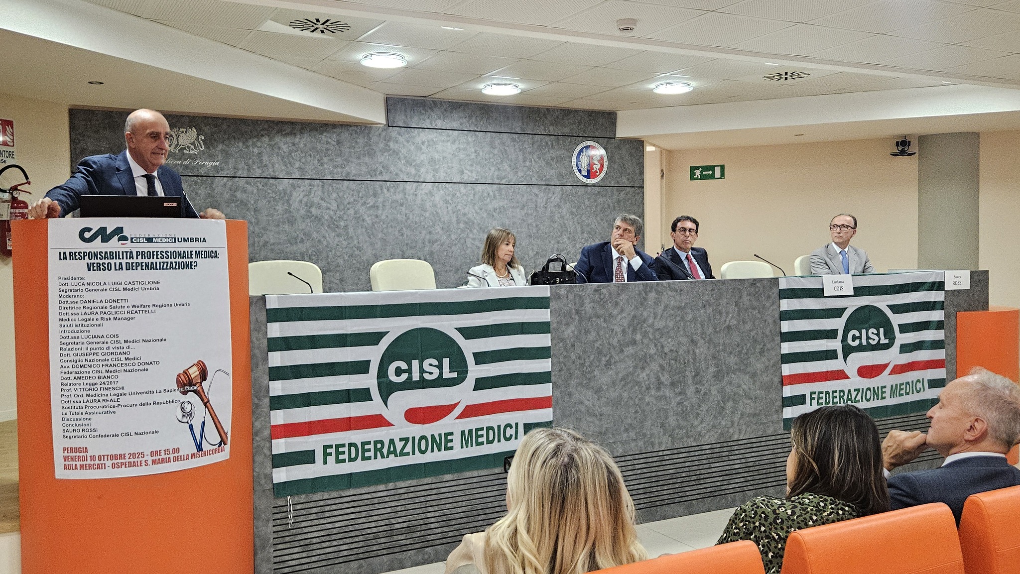 cisl medici umbria convegno sala mercati ospedale perugia 1