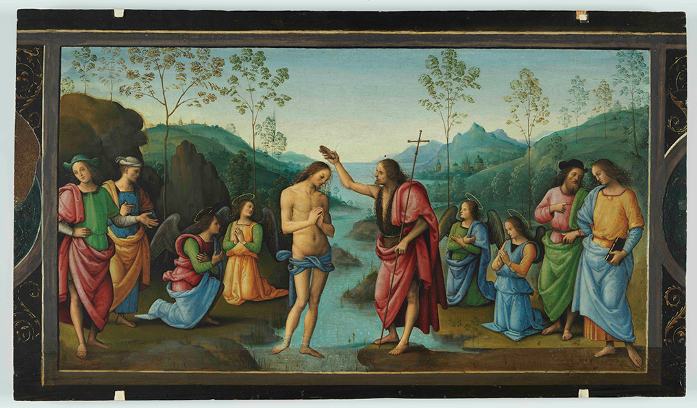 PGCOM Il Perugino di San Pietro. Battesimo di Cristo