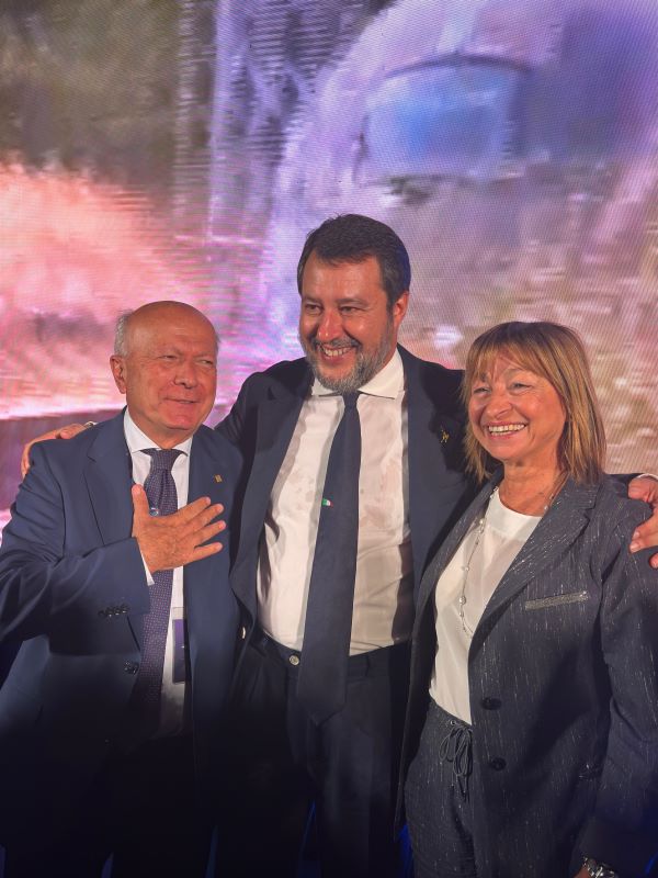 Ministro Salvini Presidente Tesei Assessore Melasecche