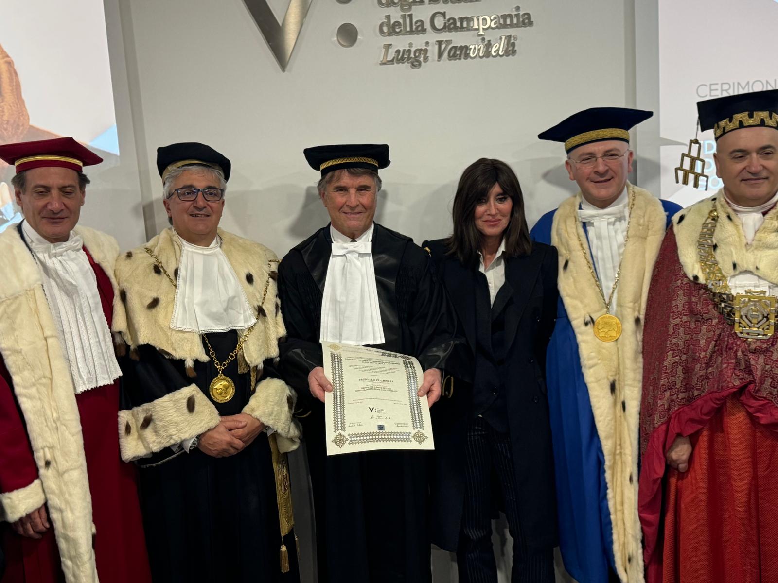 A Brunello Cucinelli il dottorato di ricerca honoris causa in Architettura 1