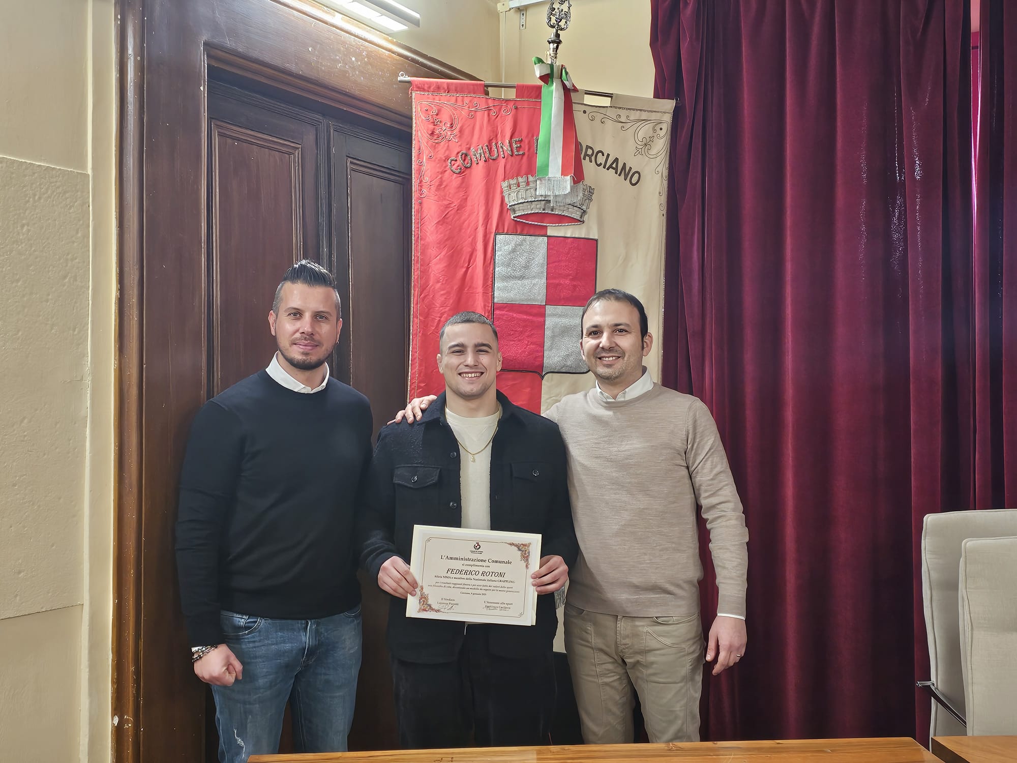 Comune di Corciano incontro con latleta Federico Rotoni 4