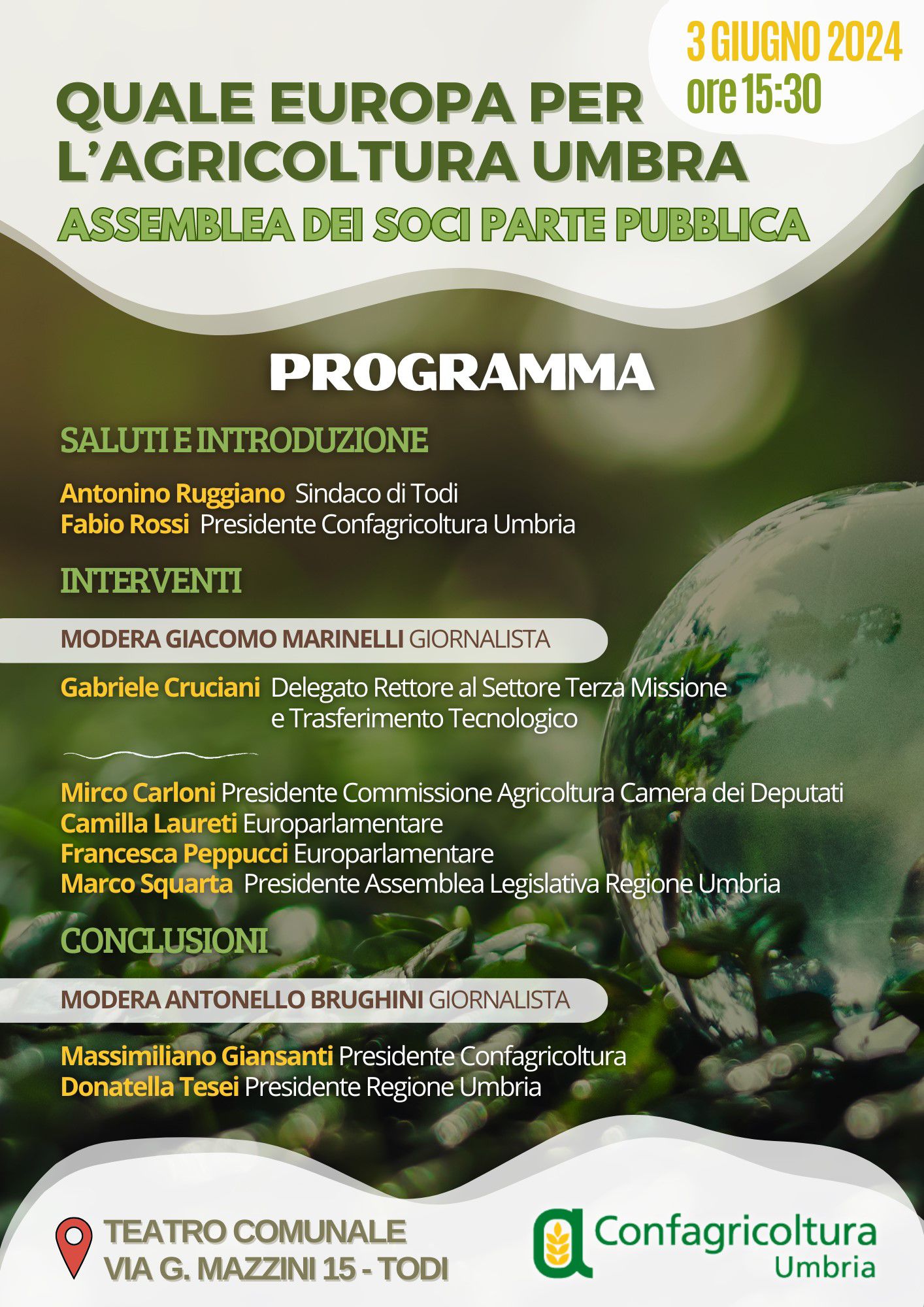 Confagricoltura assemblea TODI