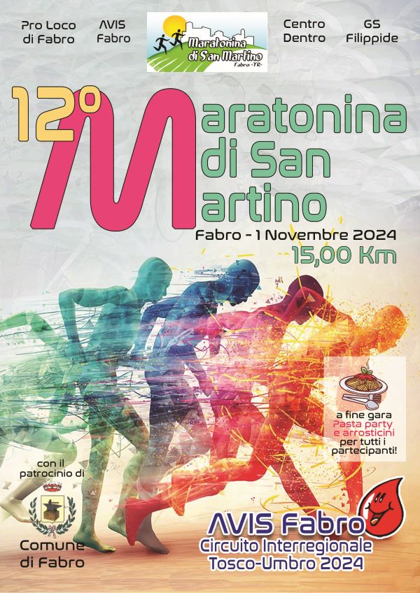 Fronte Maratonina S Martino Fabro flyer 2024