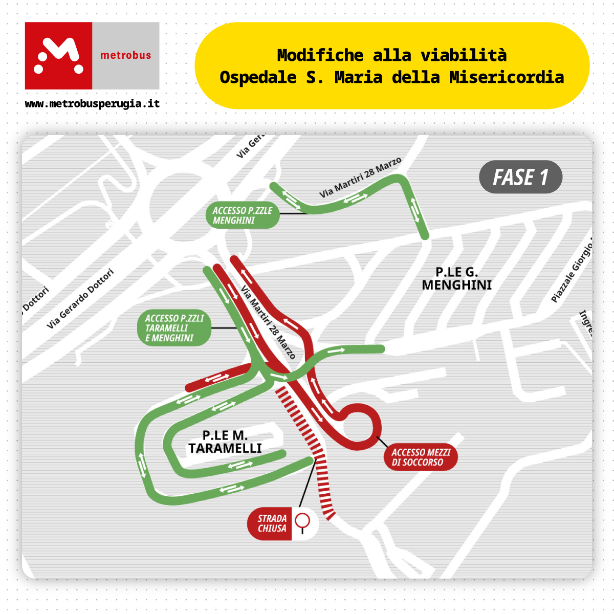 Metrobus perugia viabilità ospedale 01 25 fase 1