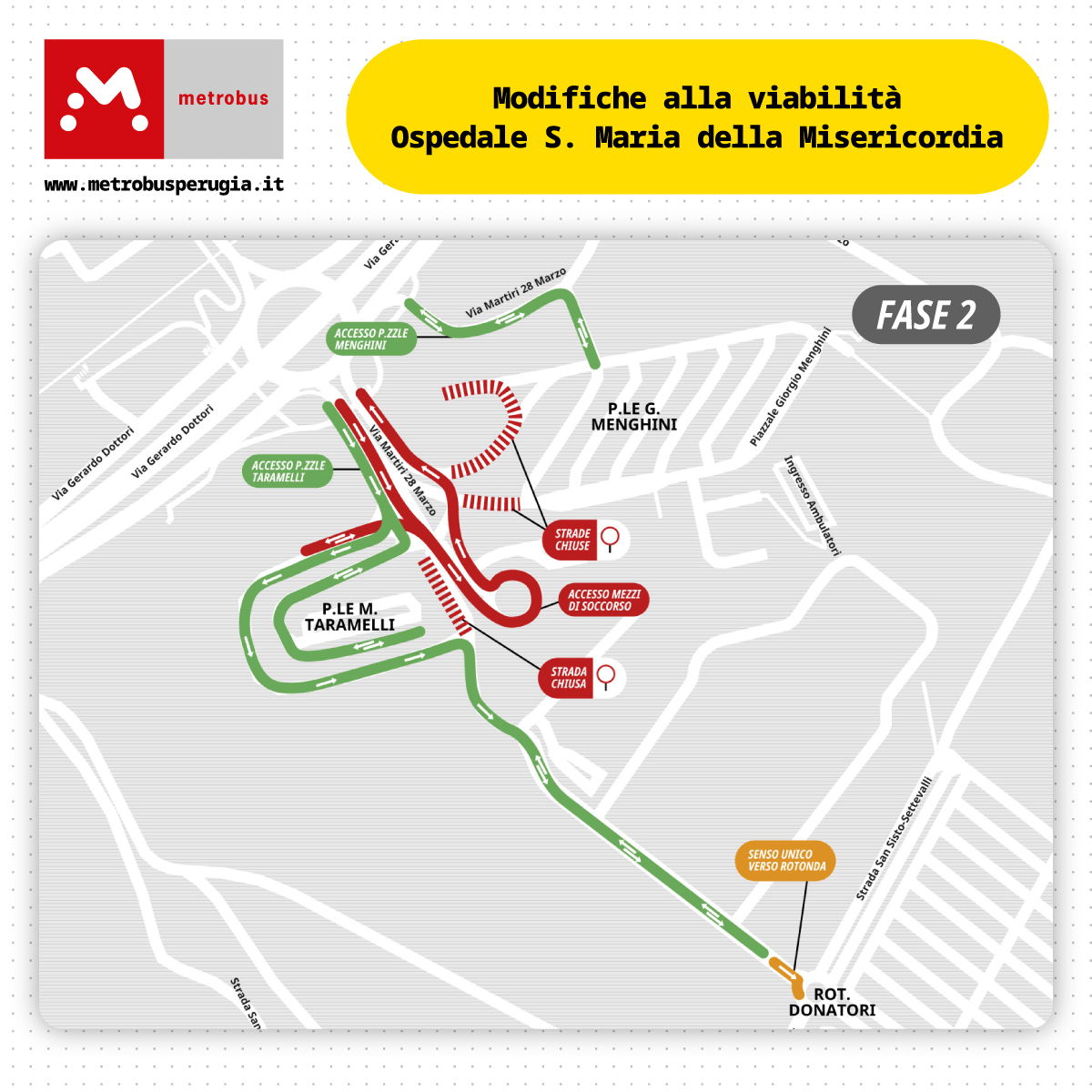 Metrobus perugia viabilità ospedale 01 25 fase 2