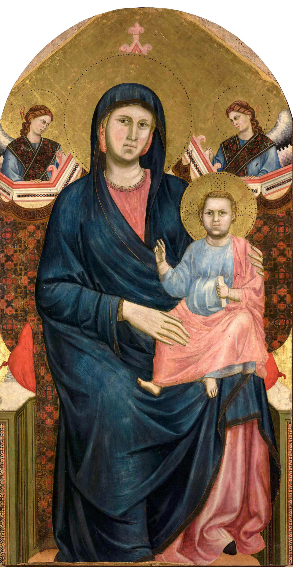 1.Giotto. Madonna and Child. 180x90cm. 1295 1300. San Giorgio alla Costa Florence 994x1920