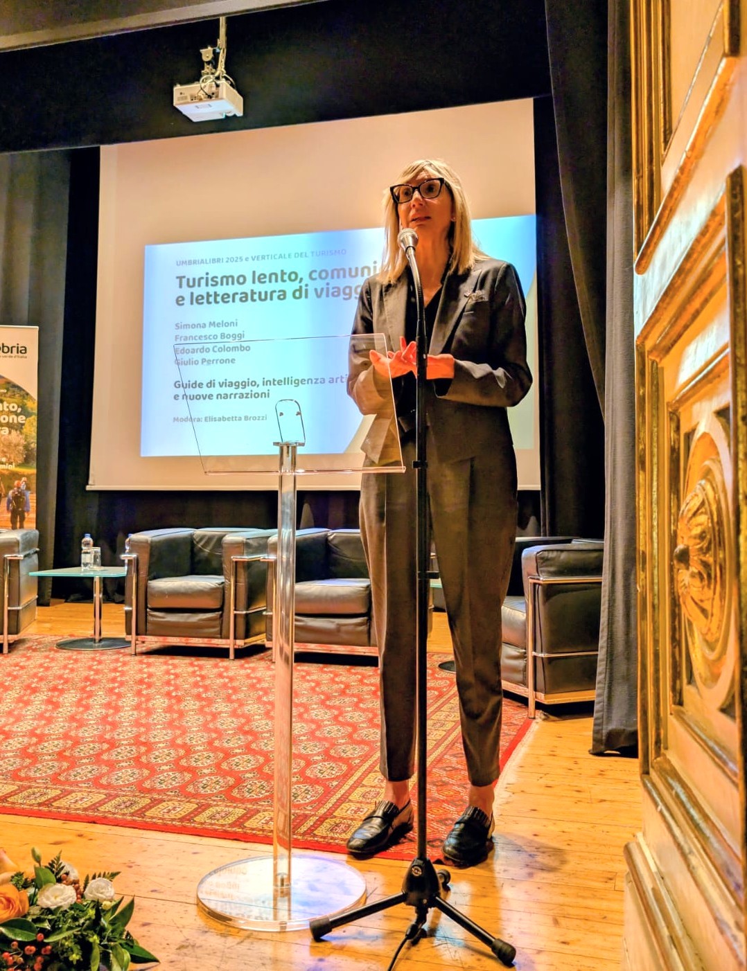 Assessore al Turismo della Regione Umbria Simona Meloni