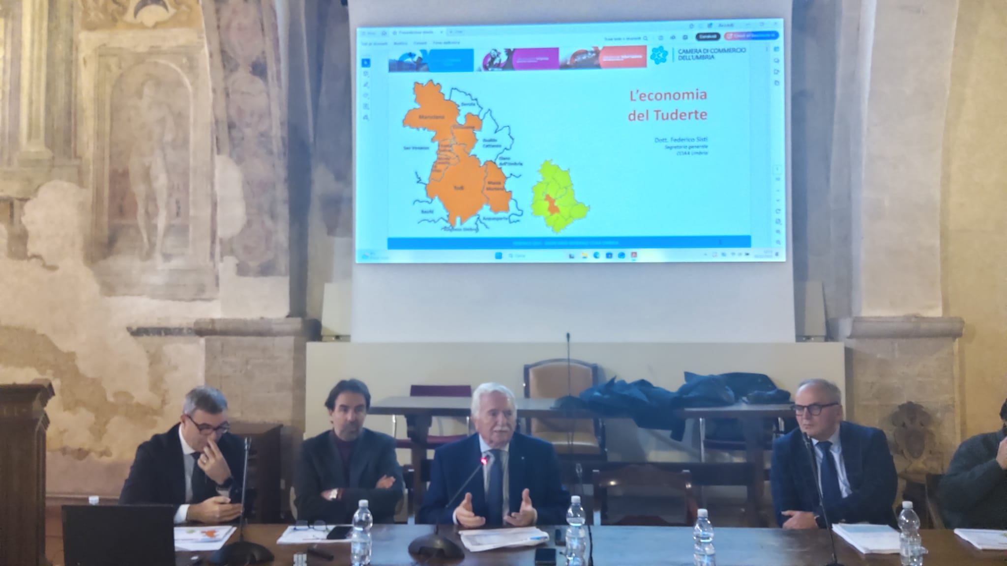 Lintervento del presidente Mencaroni