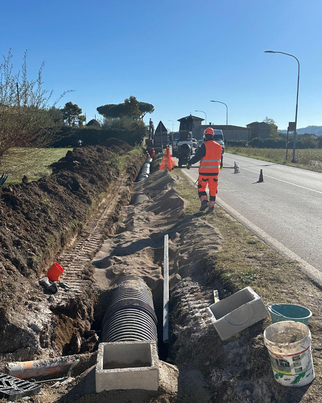 lavori marciapiede a Resina 3 1