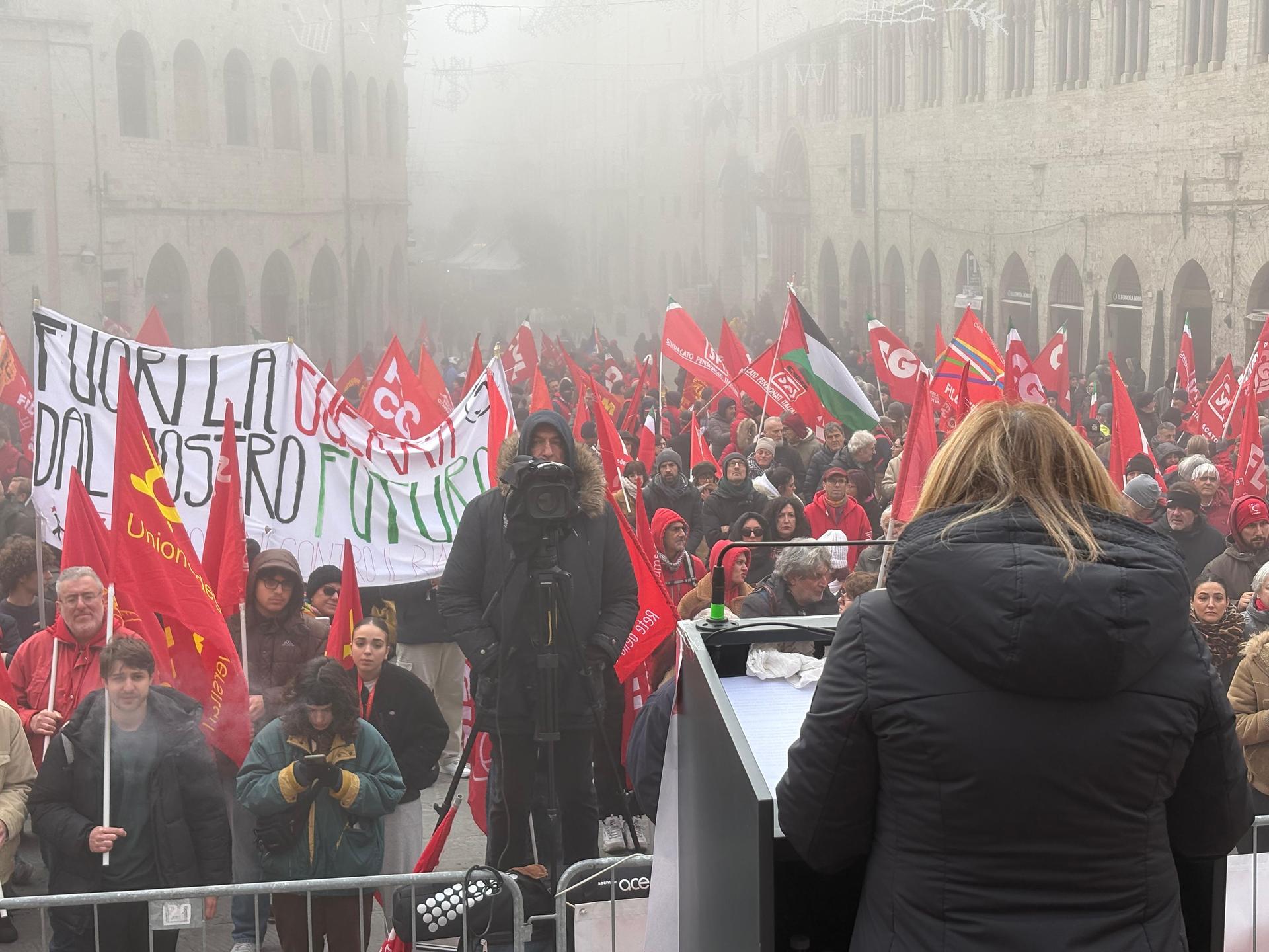 sciopero generale 12 dicembre cgil Umbria 7