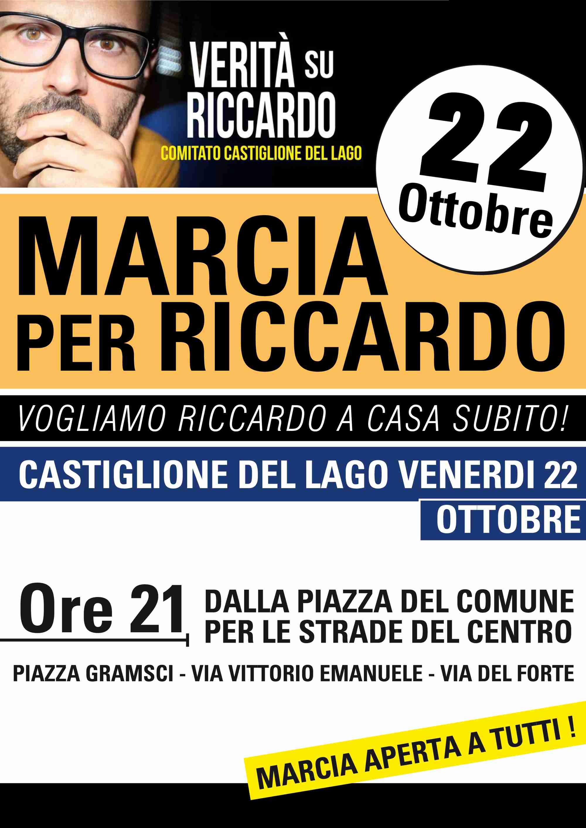 Marcia per Riccardo Capecchi del 22 ott 2021