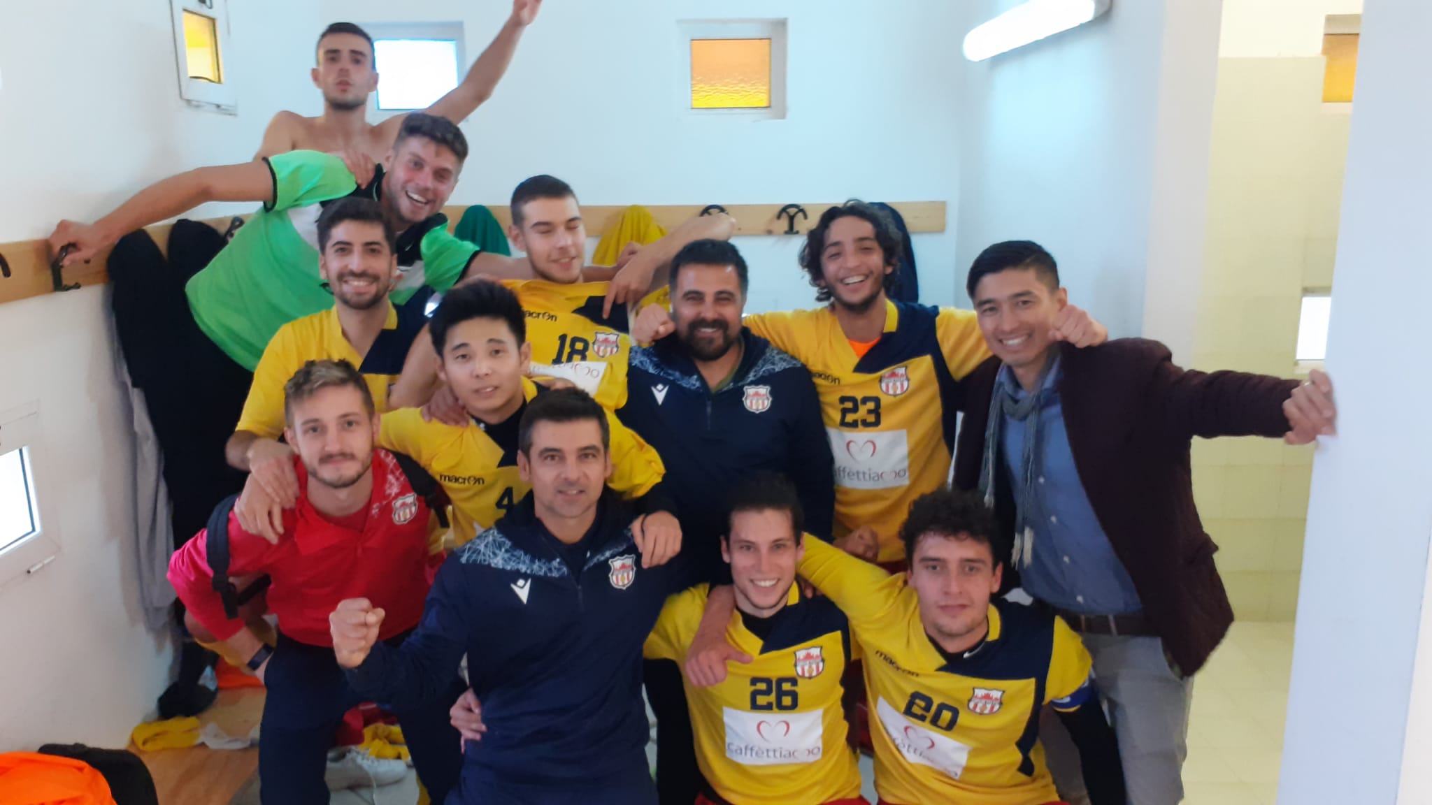 Orvieto FC dopo vittoria con CTS