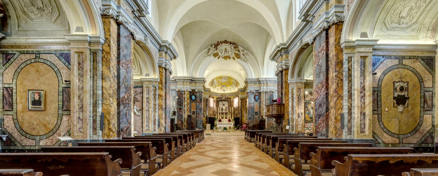 interno concattedrale di città della pieve di