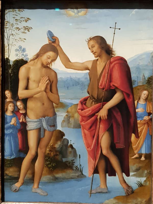 perugino battesimo cristo kunsthistorisches