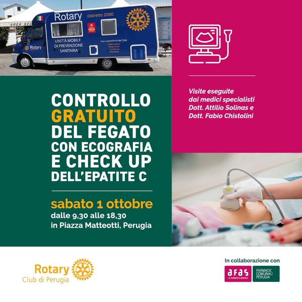 Afas Rotary campagna malattie fegato
