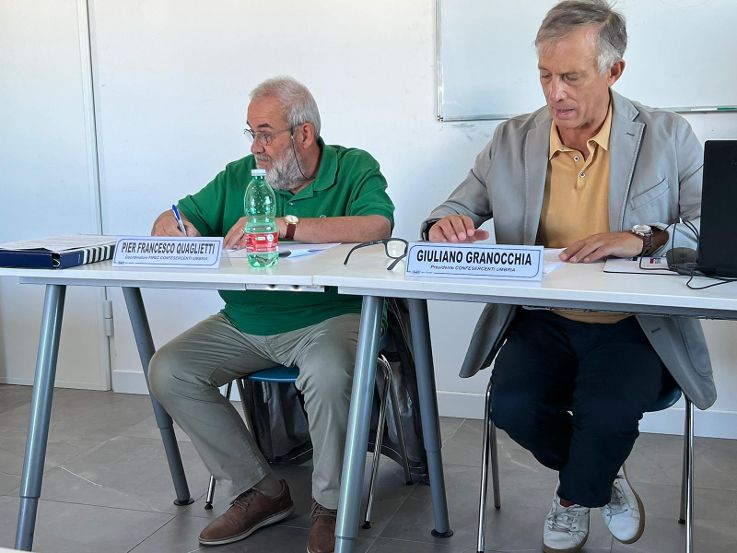 Da sinistra Pier Francesco Quaglietti e Giuliano Granocchia