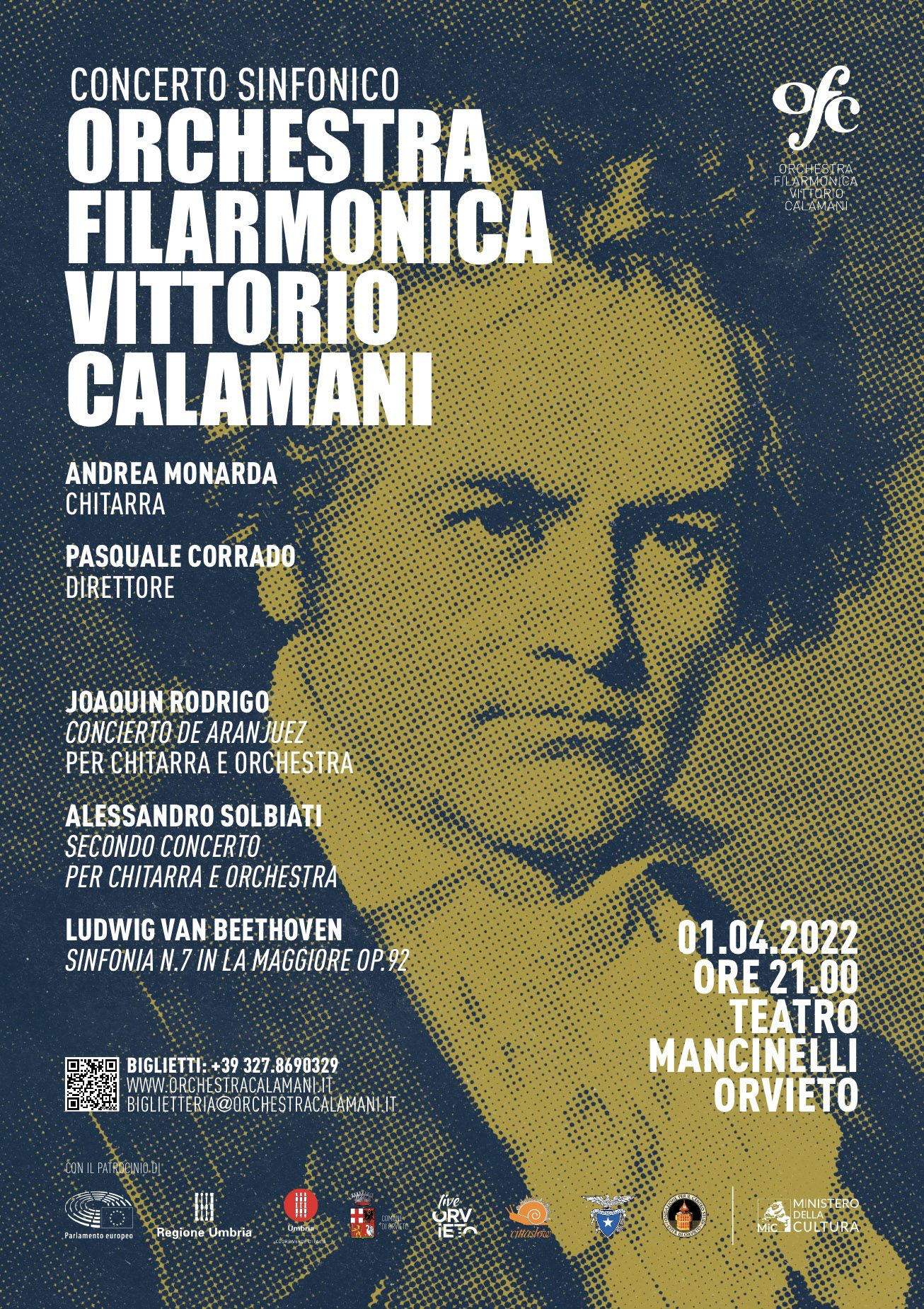 Locandina Concerto Orchestra Calamani