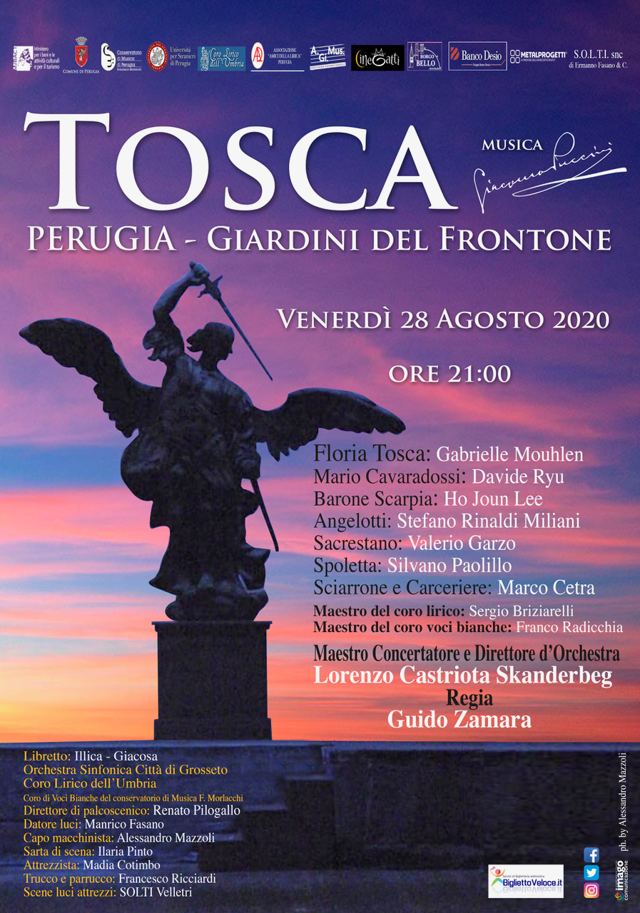 70X100 manifesto Tosca Perugia