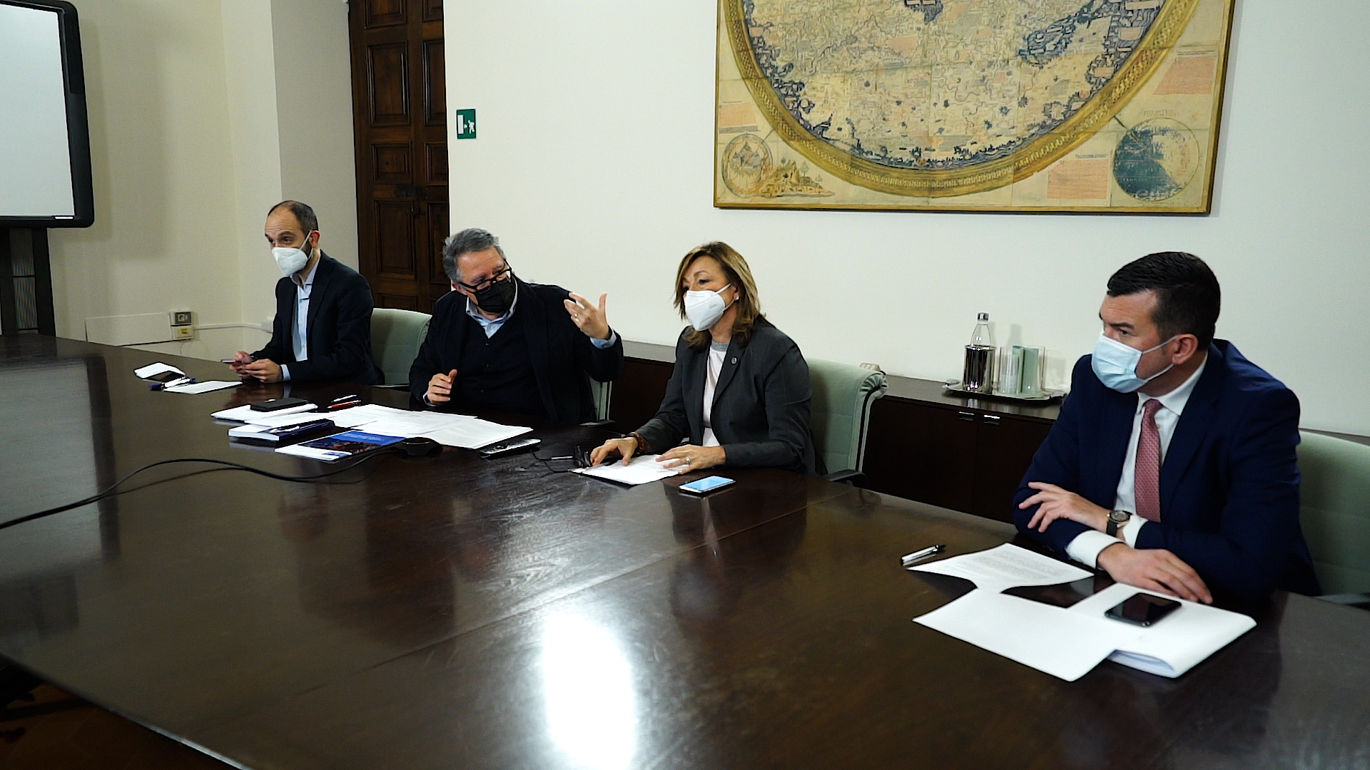 Regione Umbria Videoconferenza stampa sul rilancio di Aur 12