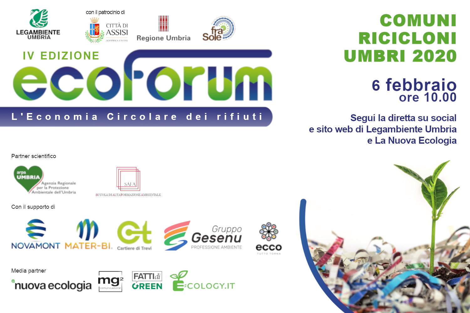 SAVE THE DATE ecoforum Umbria con loghi DEF