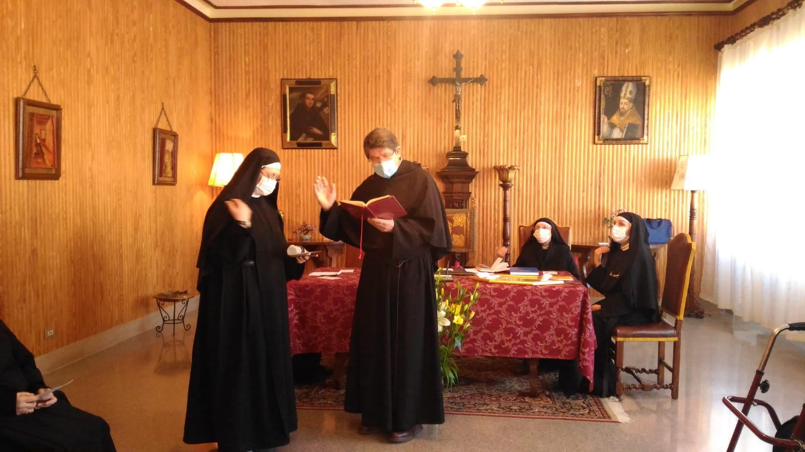 monastero santaritadacascia riconferma Priora con Priore Generale Ordine S. Agostino